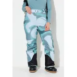 Ulla Popken Damen HYPRAR Skihose wasserdicht Klettriegel Formknie grün DE 54 / FR 56 (UK 28)