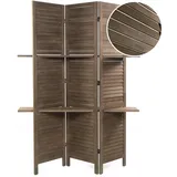 DESIGN DELIGHTS RAUMTEILER braun Holz, Rechteckig, 120x170x22 cm, Wohnzimmer, Raumteiler | Paravents, Paravents