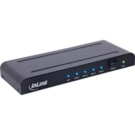 InLine HDMI Splitter/Verteiler, 4-fach, 4K2K@60Hz kompatibel