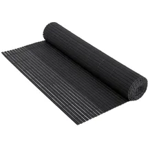 ECD Germany Sichtschutzmatte PVC 100 x 1000 cm Anthrazit 2 St.