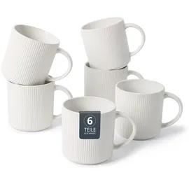 OTTO home Kaffeebecher Ylvii 0,46 l Weiß 6 St.