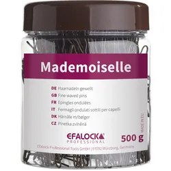 Efalock Haarnadeln Mademoiselle lang gewellt schwarz ca. 490 Stück