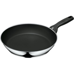 WMF Antihaft Pfanne Bratpfanne 28cm CeraDur Profi Induktion Edelstahl besch., Pfanne + Kochtopf, Silber