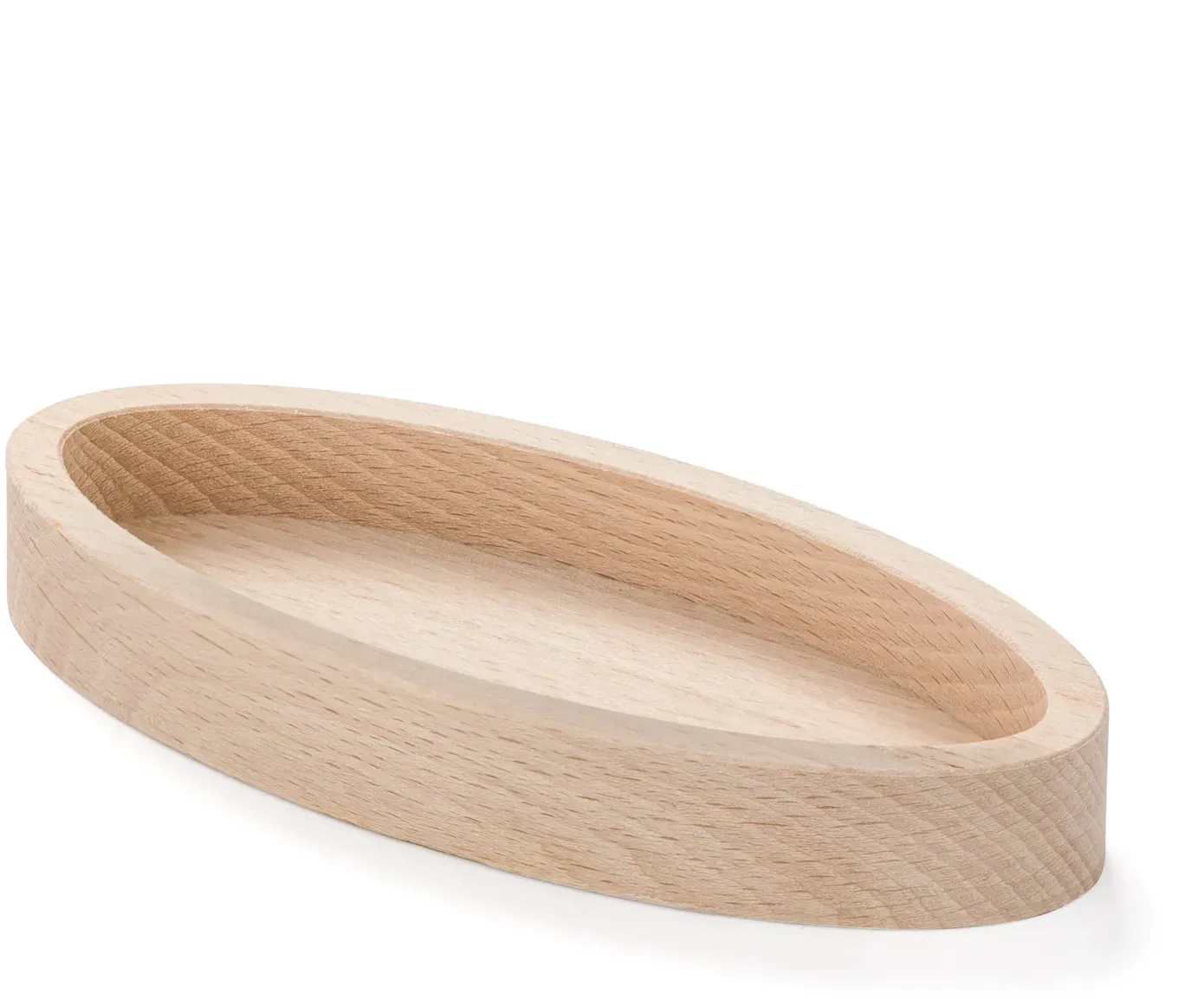 Metrie | Elora-9015 Ovale Holzschale | 15×7 cm