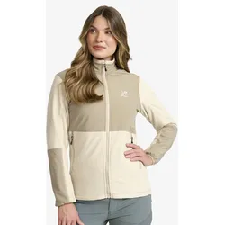 River Hybrid Fleece Damen Peyote, Größe:S - Damen > Oberteile > Fleece & Midlayers - Beige