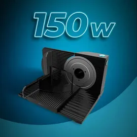 Cecotec Aufschnittmaschine Küchengeräte RocknCut 150 W Scheibe 17 cm Effizient einfach bedienen - Silber