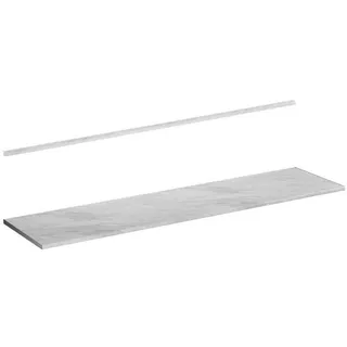 Vicco Unterschrank R-Line, Marmor Weiß, 240 cm weiß 240 cm x 2.8 cm x 60 cm