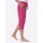 Sieh an! Capri-Freizeithose Unifarben Pink 44