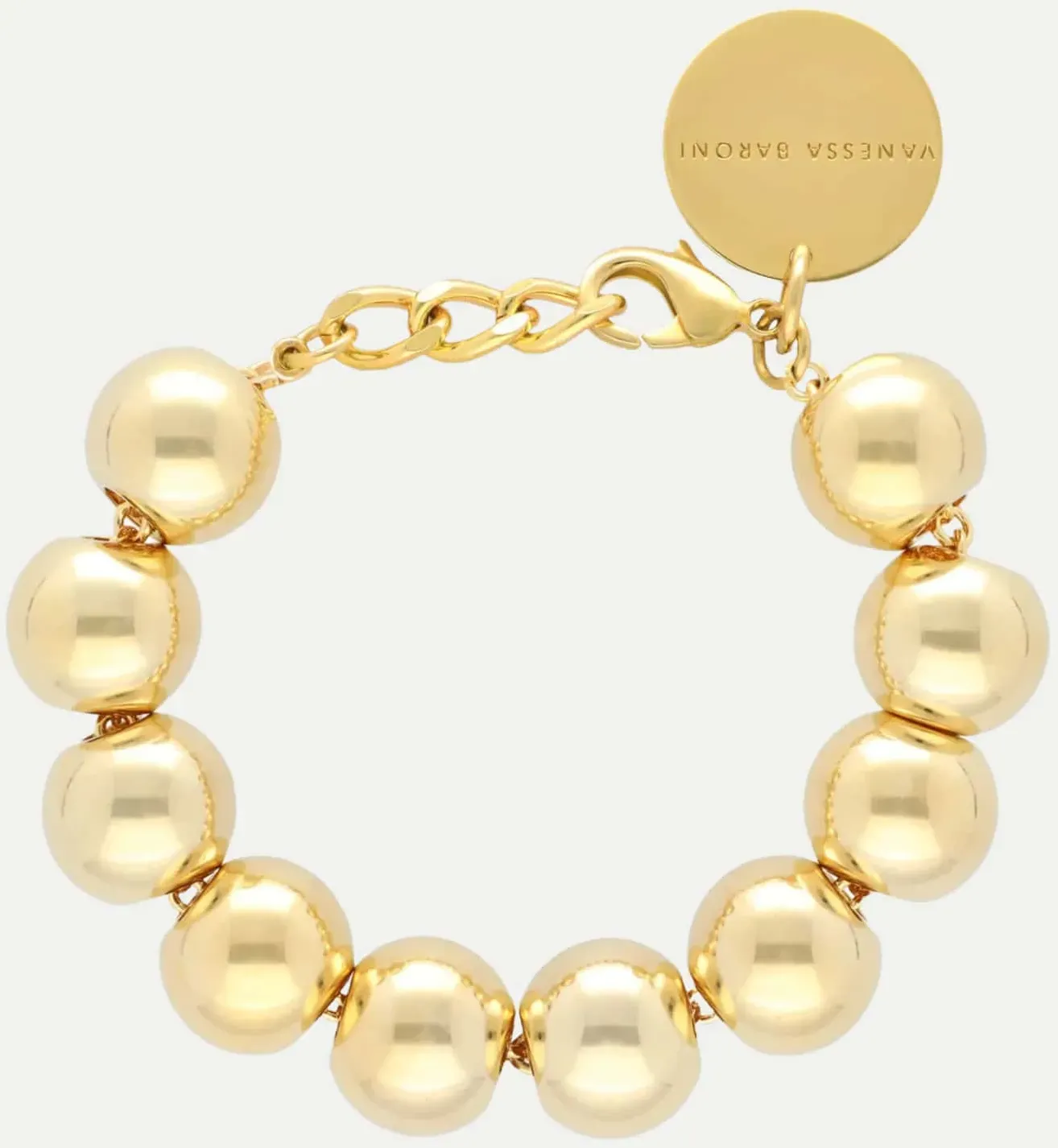 Armband Beads Pearl Gold