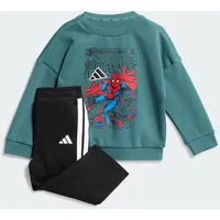 Adidas Marvel Spider-Man Jogginghose Kinder atlantikblau|WEISS 95-100cm 3-4J