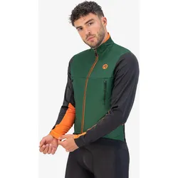 Fahrrad Winterjacke Herren - Cadence GRÜN|SCHWARZ|mango M