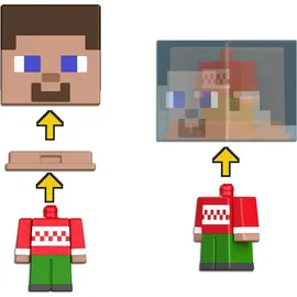 Mattel Minecraft Mob Head Minis Adventskalender 2022