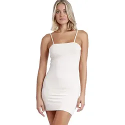 Admas  Shapewears Hintergrund des Kleides Transparencias  in Beige, EU M