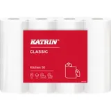 KATRIN Classic Kitchen 50 Küchenrolle. 26 x 23 cm 47819 , 1 Packung = 4 Rollen à 50 Blatt