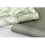 Rasch Textil Rasch Vliestapete Muster Blätter grün grau 10,05 x 0,53 m