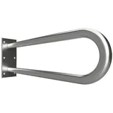 Brillantbad BELP Stützgriff in U-Form Edelstahl gebürstet 100x250x616 mm, 120 kg Traglast für Bad & WC >> zum Bohren