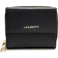 Lazarotti Bologna Leather Geldbörse Leder 12 cm black