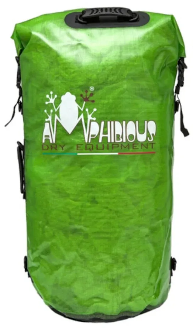 Amphibious Transparent Tube waterdichte tas, groen, 60l+ Voorman