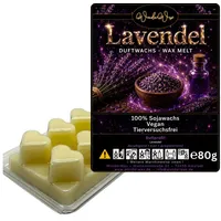 WonderWax Duftwachs WonderWax® Duftwachs 6 Herzen, (Lavendel), Duftrichtung: Lavendel