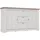 Forte Kombikommode 160 x 92,5 x 44,3 cm Braun/Weiß