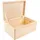 Creative Deco Holzkiste mit Deckel 30 x 20 x 14 cm 14-tlg. beige