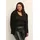 KAFFE CURVE Farsia Strickjacke Schwarz S