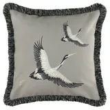Schöner Wohnen Trail Dekokissen 45 x 45 cm Grau