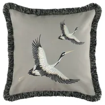 Schöner Wohnen Trail Dekokissen 45 x 45 cm Grau