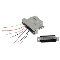 StarTech.com DB25 auf RJ45 modularer Adapter - Stecker/Buchse - Seriell Adapter