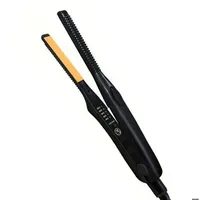 Mini-haarglätter Für Kurzes Haar – Kompaktes Design Ohne Einklemmen – Ideal Für Präzises Glätten