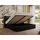 mks möbel Polsterbett GOLD 5 CLASSIC 180/200 - Schwarz Kunstleder - Multipocket-Matratze