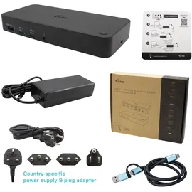 iTEC i-tec USB 3.0 / USB-C / Thunderbolt Trible 4K Dockingstation + 100W PD