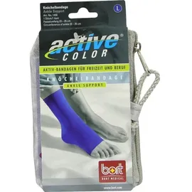 Bort ActiveColor Knöchelbandage 1 St blau L