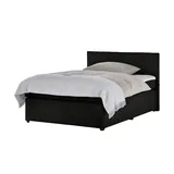 Möbel Kraft Boxspringbett 147 x 104 cm Schwarz