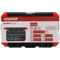 Gedore red R49003033 Steckschlüssel-Satz 33-teilig