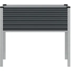 vidaXL Pflanzkübel 100 x 41 x 90 cm Anthrazit