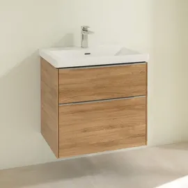 Villeroy & Boch Waschtischunterschrank 2 Auszüge 62,2 x 57,6 x 0 cm Weiß