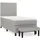 vidaXL Boxspringbett 100 x 200 cm Hellgrau