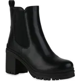 VAN HILL Chelsea Boots in Schwarz