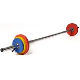 Langhantelset 8 kg Fitness Hantel Set Aerobic Langhantel Set Gewichte Set bunt