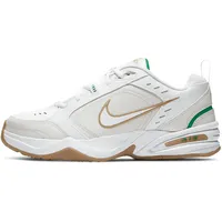 NIKE Herren Monarch 4 Sneaker, White/Metallic Gold-Phantom-Lucky Green, 42.5 EU - 42.5 EU