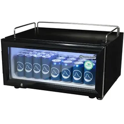 Gastro-Cool - Getränkekühlschrank - flach - 30 cm - für den Impulskauf - schwarz GCGD15