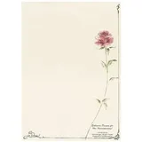 RÖSSLER Papier 1103800805 - Designblätter DIN A4 (297 x 210mm) Motiv: „La Rose“