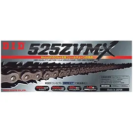 D.I.D 525 ZVM-X Kette Antriebskette 108 Glieder X-Ring-Kette grau