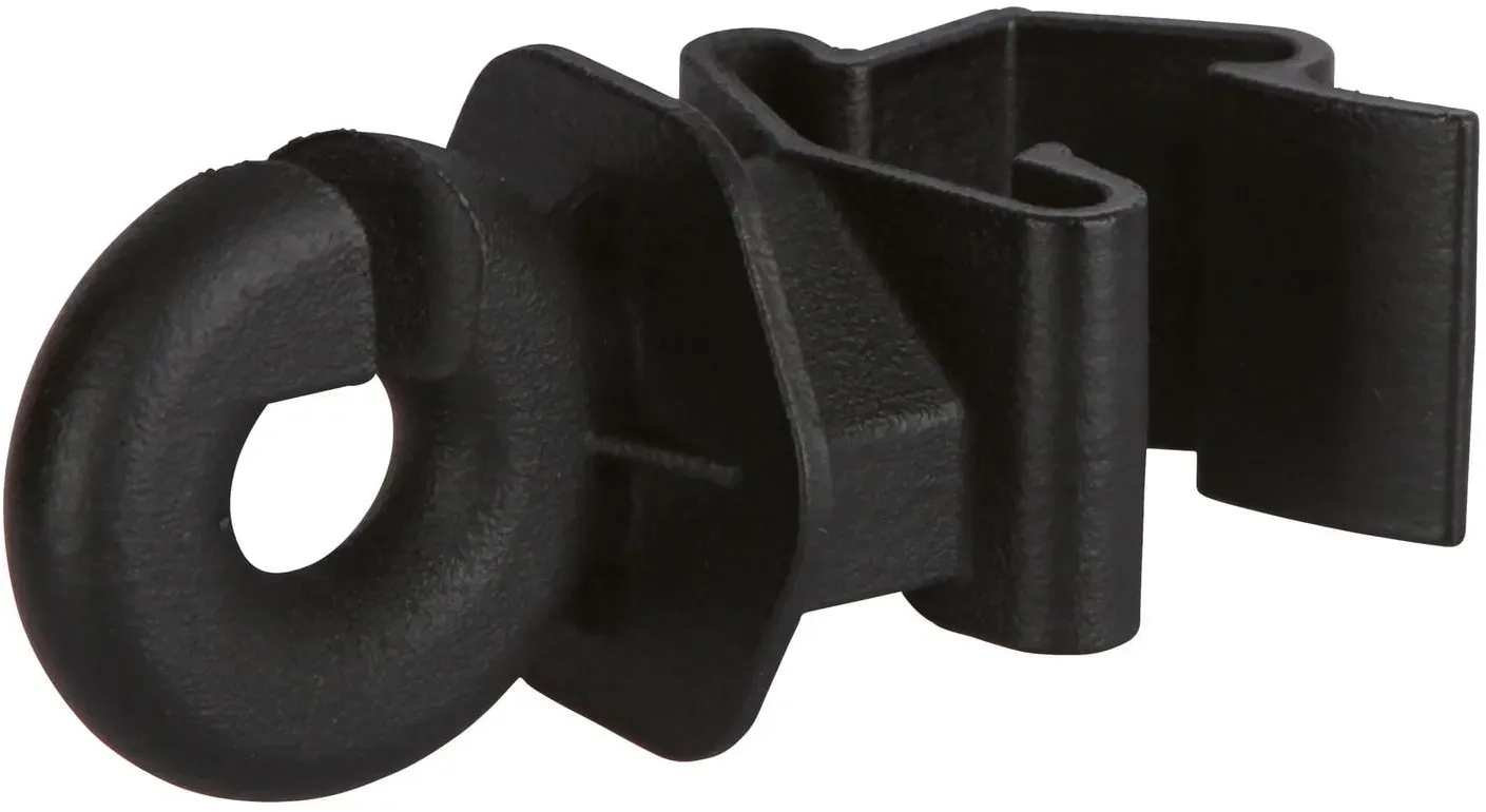 AKO Ringisolatoren für Metallpfahl schwarz