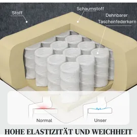 Homcom Relaxsessel Fernsehsessel mit Liegefunktion Massagesessel mit Vibration, Heizung, 8 Modi, TV Sessel mit Wandnahen Design, Fußteil,