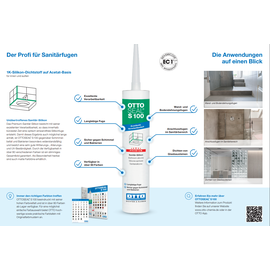 Otto-Chemie Ottoseal S100 300ml C94 silbergrau