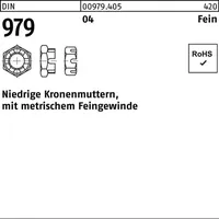 Industrial Quality Supplies DIN 979 Kronenmutter niedrige Form 04