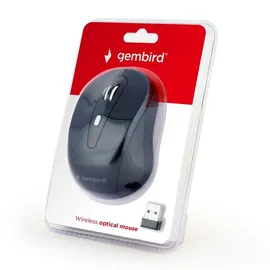 Gembird MUSW-6B-01 Wireless Mouse schwarz/silber