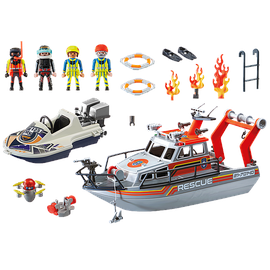 Playmobil City Action Seenot: Löscheinsatz mit Rettungskreuzer 70140
